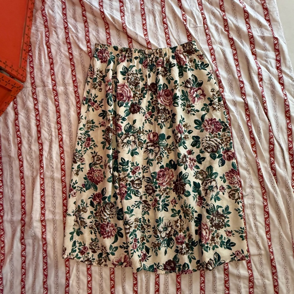 Floral Print Women's Skirt